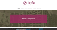 Desktop Screenshot of ingesaez.com